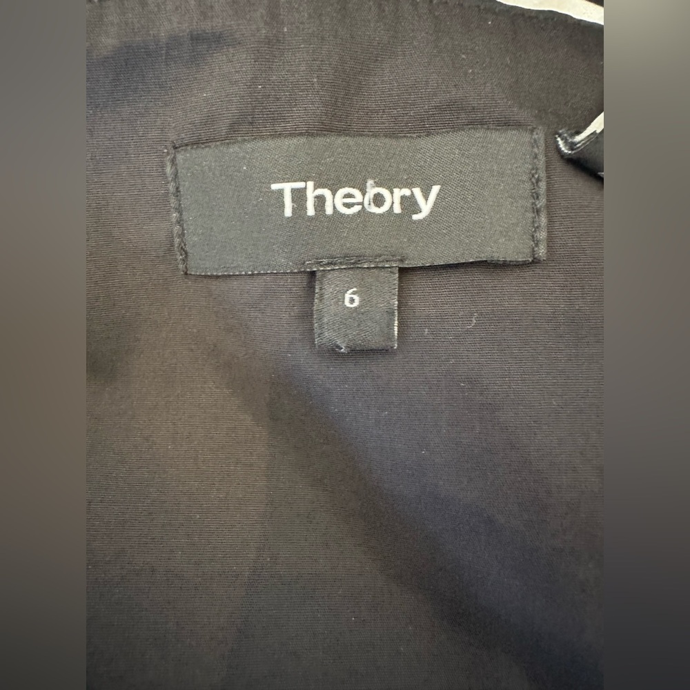 Theory Sleeveless Boat Neck Mini Dress - Picture 8 of 9